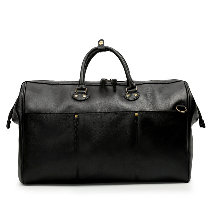 Genuine Leather Travel Top Layer Cowhide Large Capacity Handbag Pi-Mart