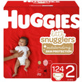 Huggies Little Snugglers Baby Diapers Size 2; Count 124