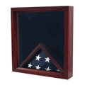 Navy Flag Medal Display Box- Shadow Box, Flag Box Hand Made By Veterans The Military Gift Store