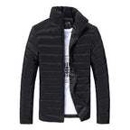 Men's Thickened Down Jacket - 100% White Goose Down Filled Loose Fit Coat