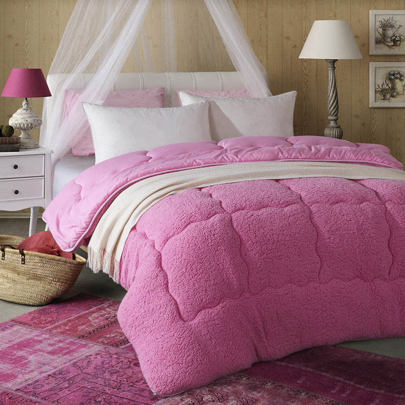 Australian lamb wool winter quilt thickened warm quilt Pi-Mart