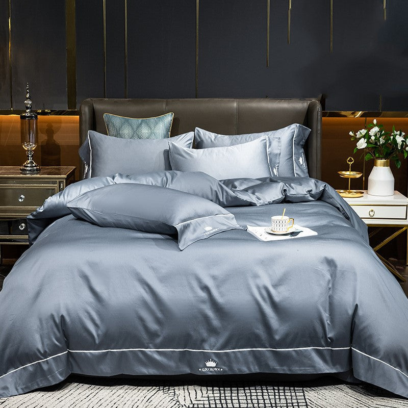 Four-piece long-staple cotton cotton duvet cover sheet Pi-Mart