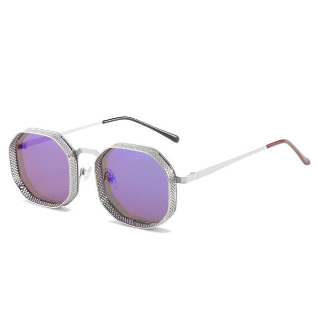 Polygon Hollow Frame Sun Glasses - SJB-DIAMOND ELITES