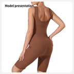 Women's Fashion Simple Solid Color Bodysuit - SJB-DIAMOND ELITES