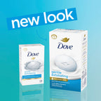 Dove Beauty Bar Soap for Women Gentle Exfoliating All Skin, 3.75 oz 8 Bars