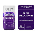 OLLY Ultra Strength Sleep Softgel, Melatonin Sleep Aid, Magnesium, L-Theanine, 60 Count EasyOptionXY LLC