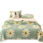 Cashmere Three-layer Blanket Thickened Warm Feather Silk Blanket Pi-Mart