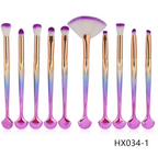 The Shell Makeup Brush Set - Purple bristles Pi-Mart