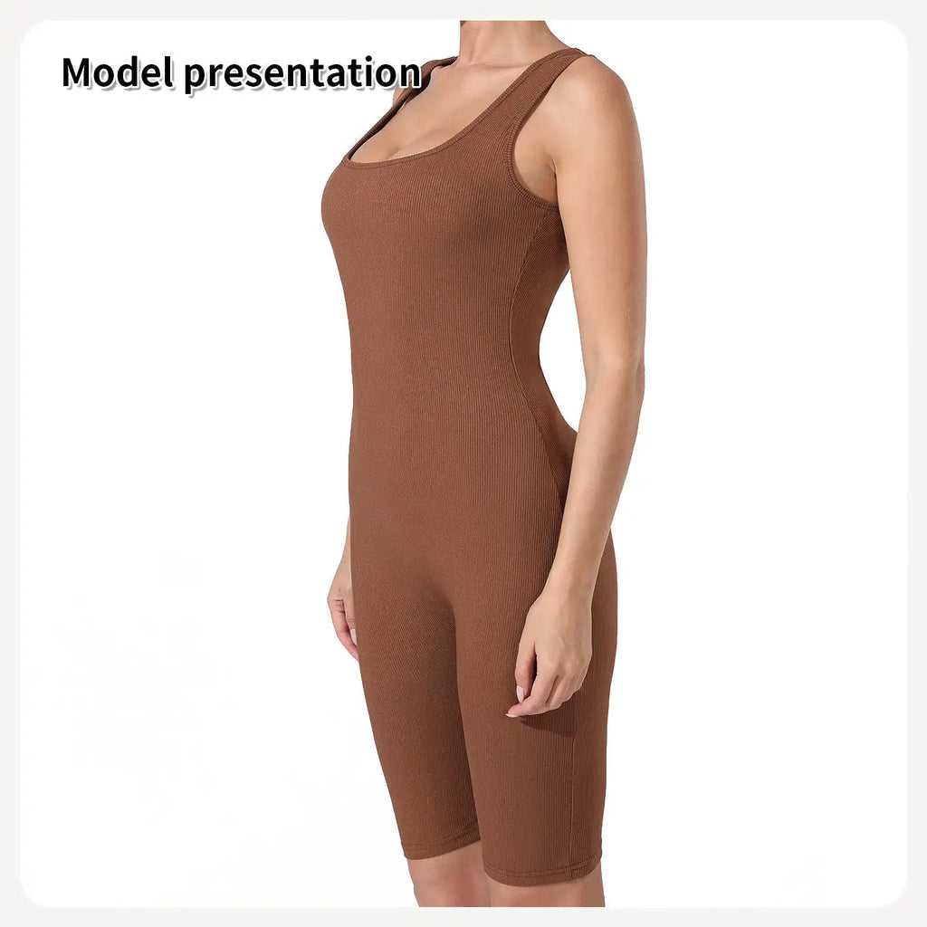 Women's Fashion Simple Solid Color Bodysuit - SJB-DIAMOND ELITES