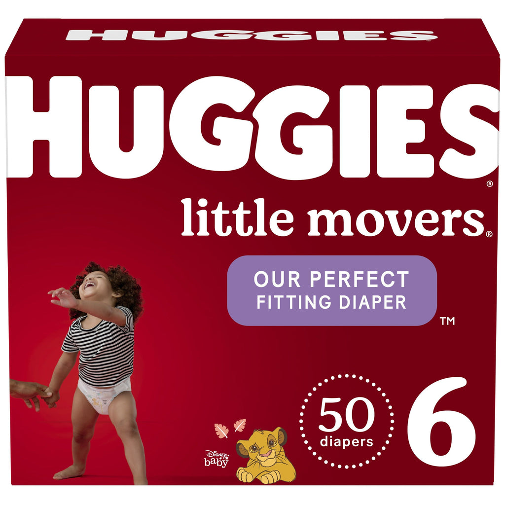 Huggies Little Movers Baby Diapers Size 6; Count 50
