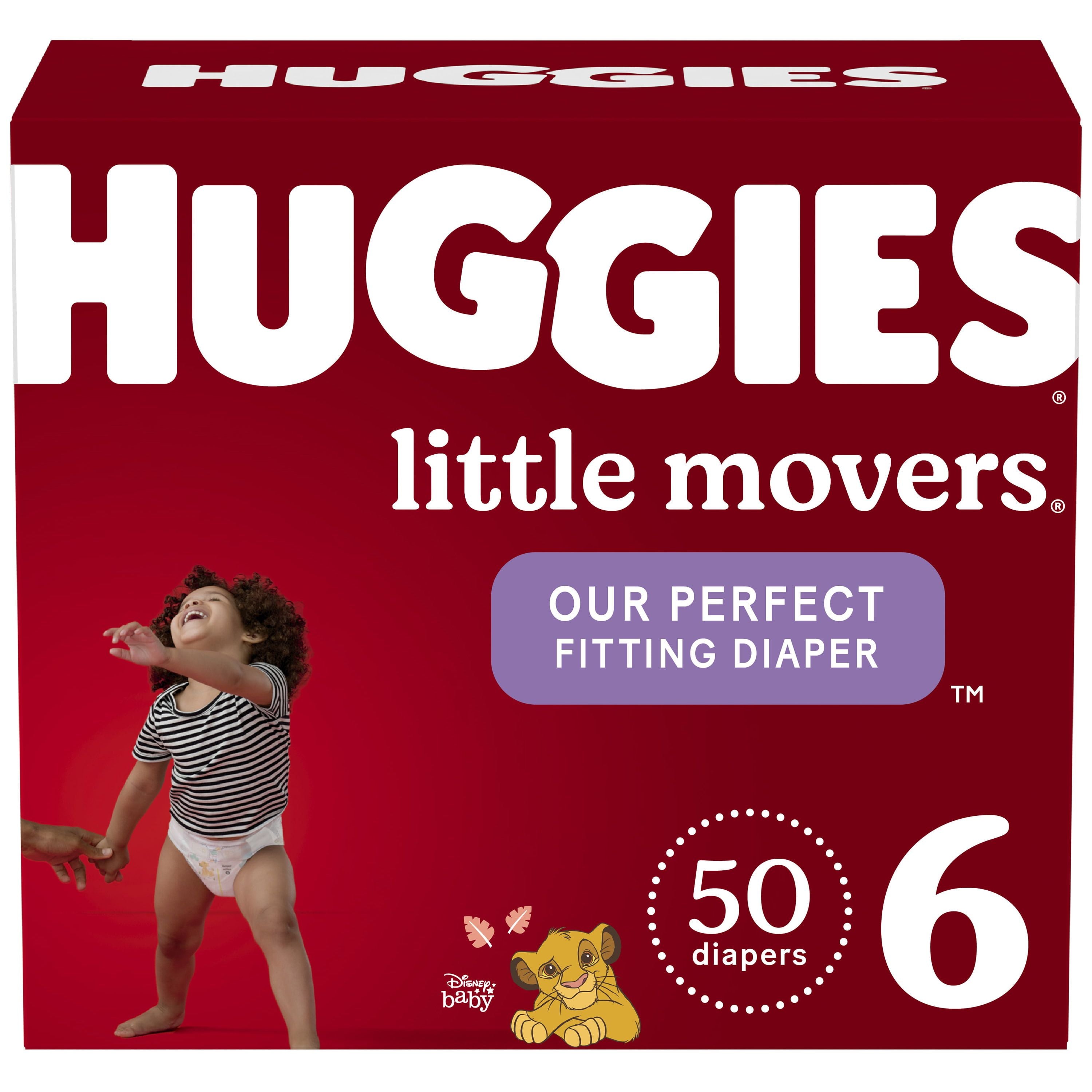 Huggies Little Movers Baby Diapers Size 6; Count 50