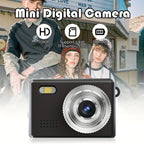[Autofocus | 16x Zoom] 56MP Autofocus Mini Digital Camera, 16x Zoom | 2.8-inch Screen, 16GB SD Card, Shock-proof | Travel, Vlog, For Adults, Birthday Gifts For Friends And Beginners, Small Keychain Camera Lootquake LLC