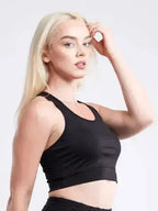 Racerback Training Crop Tank – Lightweight & Breathable for Workouts - SJB-DIAMOND ELITES