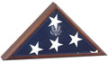 Triangle Flag Case For Large Flag - will fit burial flag 5x9.5 The Military Gift Store