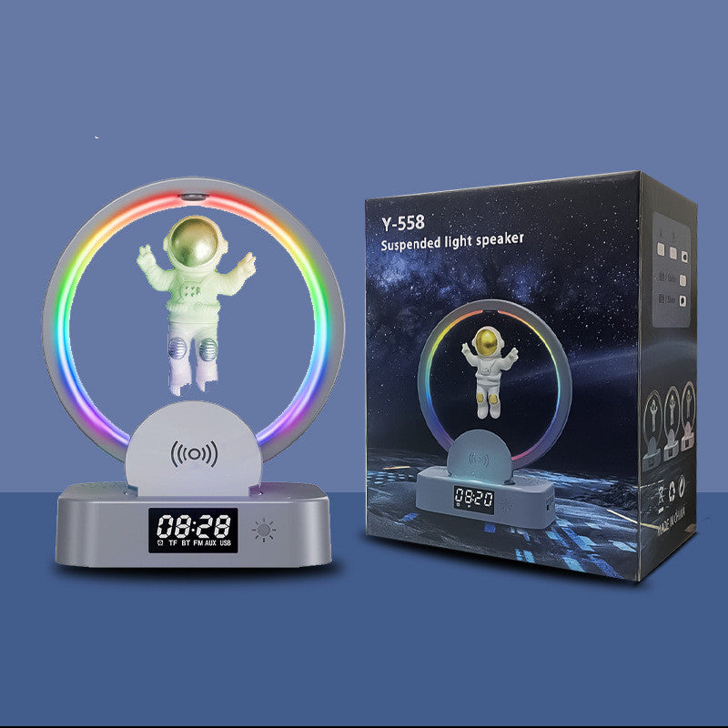Magnetic Levitation Bluetooth Speaker Astronaut Home RGB Mini Radio TWS Sound Box Outdoor Wireless Subwoofer TF AUX USB Pi-Mart