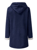 Full Size Pocketed Long Sleeve Hooded Toggle Jacket – Stylish & Functional Outerwear for Women Stevvex