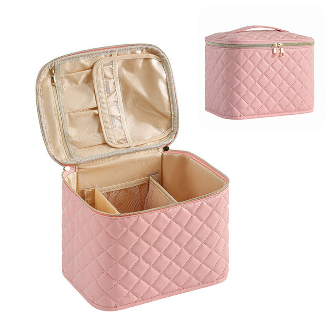 Cosmetic bag large capacity, travel portable cosmetic bag, waterproof multi-functional partition storage bag, large makeup bag,Travel makeup bag,Makeup bag organizers, - SJB-DIAMOND ELITES
