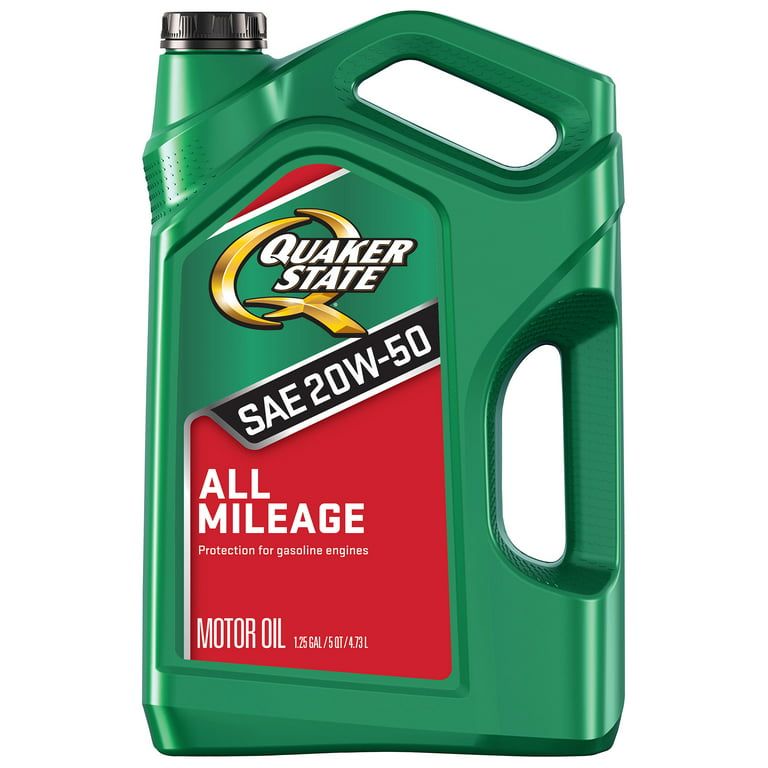 Quaker State All Mileage 20W-50 Motor Oil, 5 Quart EasyOptionXY LLC