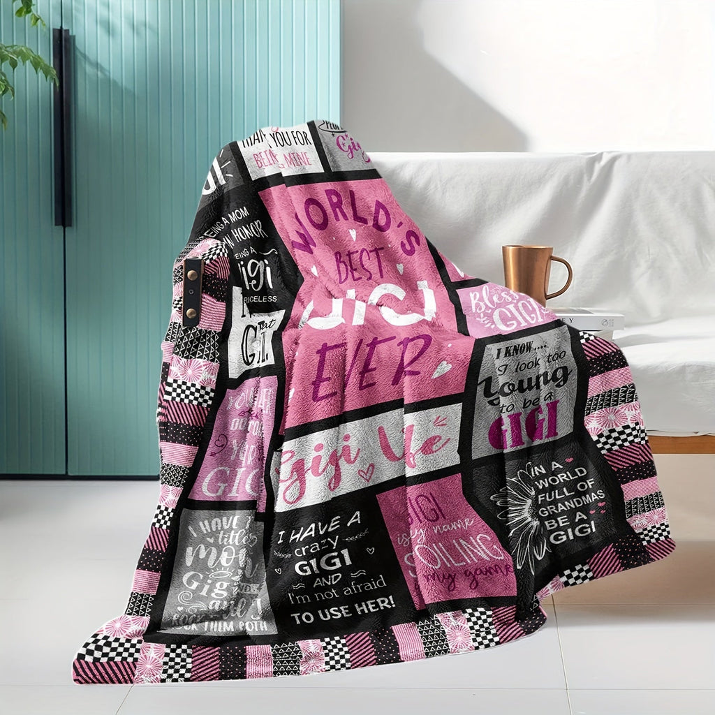 1pc Plush Throw Blanket - Ultra Soft, Warm, and Cozy for Couch, Bed, Sofa, Car, Office, Camping, and Traveling - Perfect Gift for All Seasons and Occasions Lootquake LLC