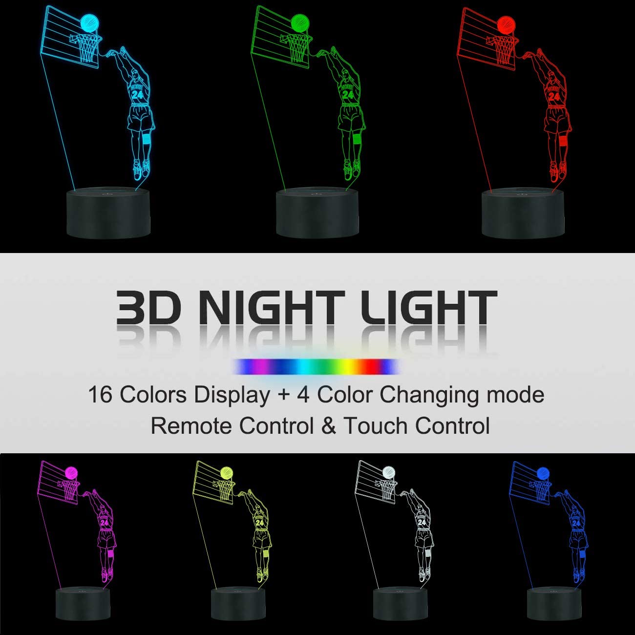 Basketball 3D Lamp - SJB-DIAMOND ELITES