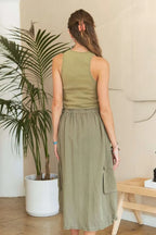 New Drawstring Sleeveless Washed Dress For Women – Casual, Stylish, Unique, Comfortable, Effortlessly Chic Stevvex