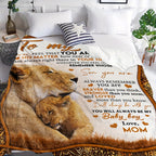 Soft & Cozy 1pc Flannel Throw Blanket - Warm Couch & Bed Accessory - Perfect Mom to Son Gift for Birthday, Graduation Lootquake LLC
