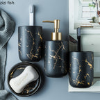 Nordic Matte Bathroom Accessories Set Pi-Mart