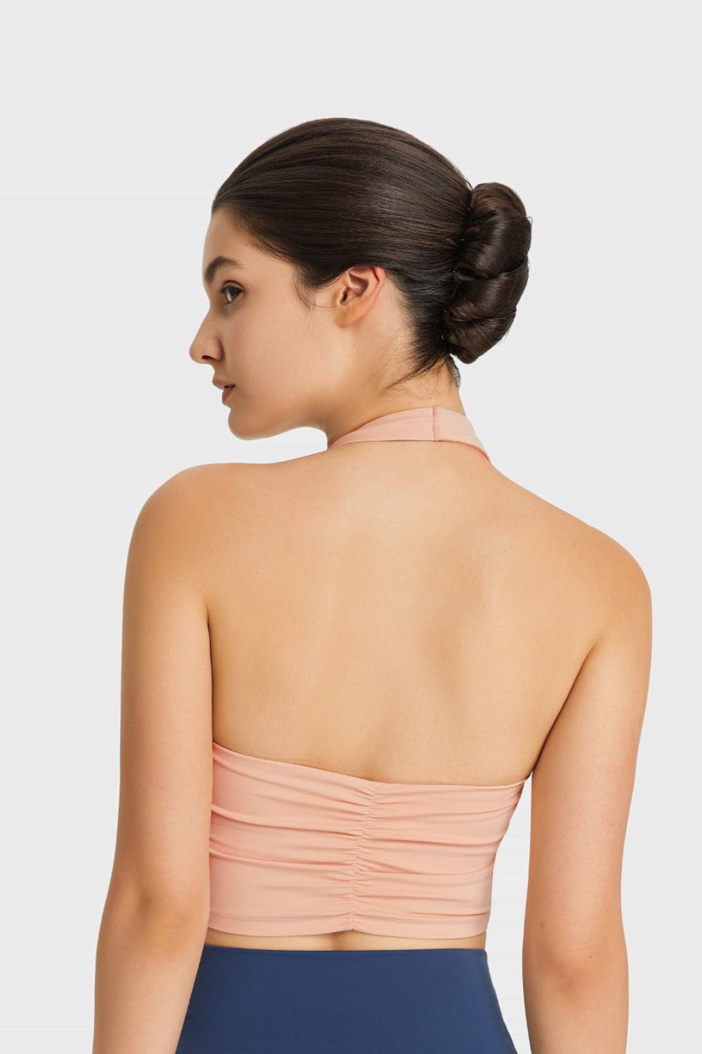 Millennia Breathable Halter Neck Sports Bra THRIXINE