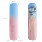 Portable SiliconeDustproof Makeup Brush Storage Bag