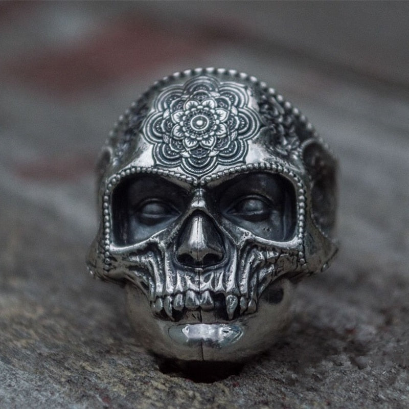 Sugar Skull Ring - SJB-DIAMOND ELITES