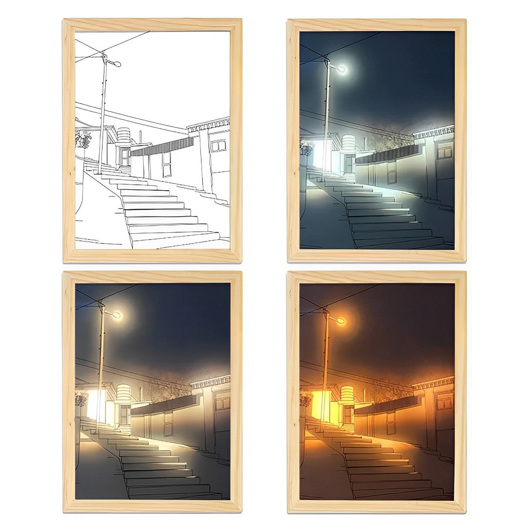 Wooden Atmospheric Wall Lamp - SJB-DIAMOND ELITES