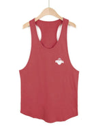 Men's Plus Size Letter Graphic Wide Strap Tank