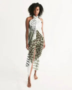Womens Wrap Sarong - Casual / Swimwear / Beige