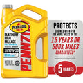 Pennzoil Platinum High Mileage Full Synthetic 10W-30 Motor Oil, 5 Quart