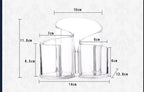 Household Fashion Simple Transparent Acrylic Eyebrow Pencil Makeup Brush Storage Box