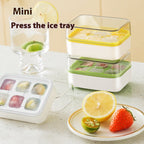 Mini Press Silicone Ice Tray Easily Removable Mold Ice-cream Mould Pi-Mart