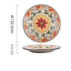 Underglaze Ceramic Tableware Bohemian Household Dishes Pi-Mart