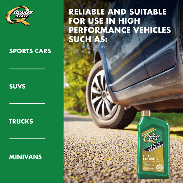 Quaker State Full Synthetic 0W-20 Motor Oil, 1-Quart EasyOptionXY LLC