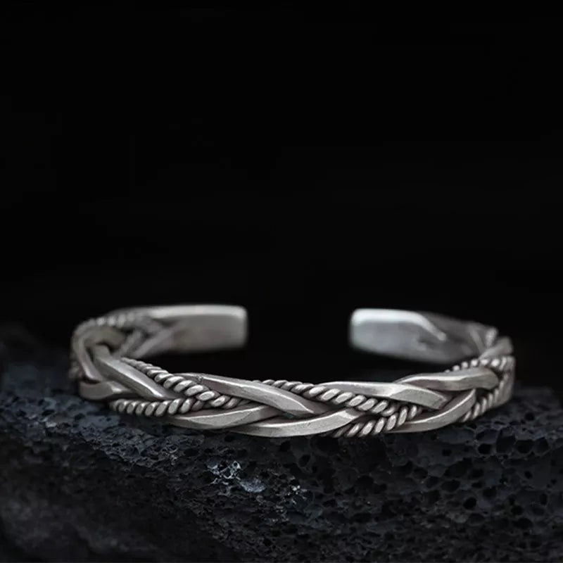 Braided Bangle Bracelet Pi-Mart