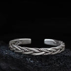 Braided Bangle Bracelet Pi-Mart