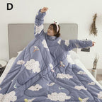Winter Lazy Quilt with Sleeves Pi-Mart