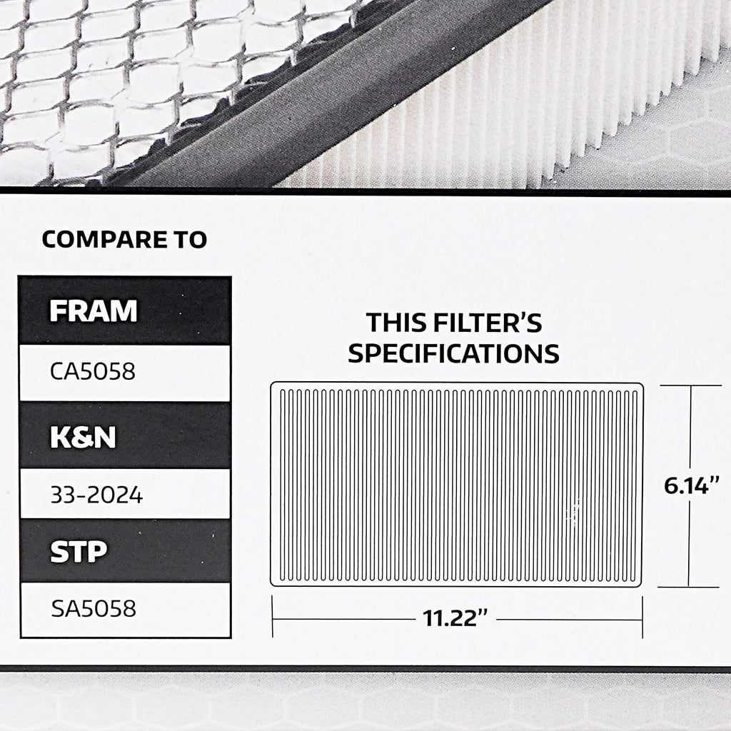 Super Tech 1280 Engine Air Filter, Replacement Filter for Ford EasyOptionXY LLC
