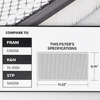 Super Tech 1280 Engine Air Filter, Replacement Filter for Ford EasyOptionXY LLC