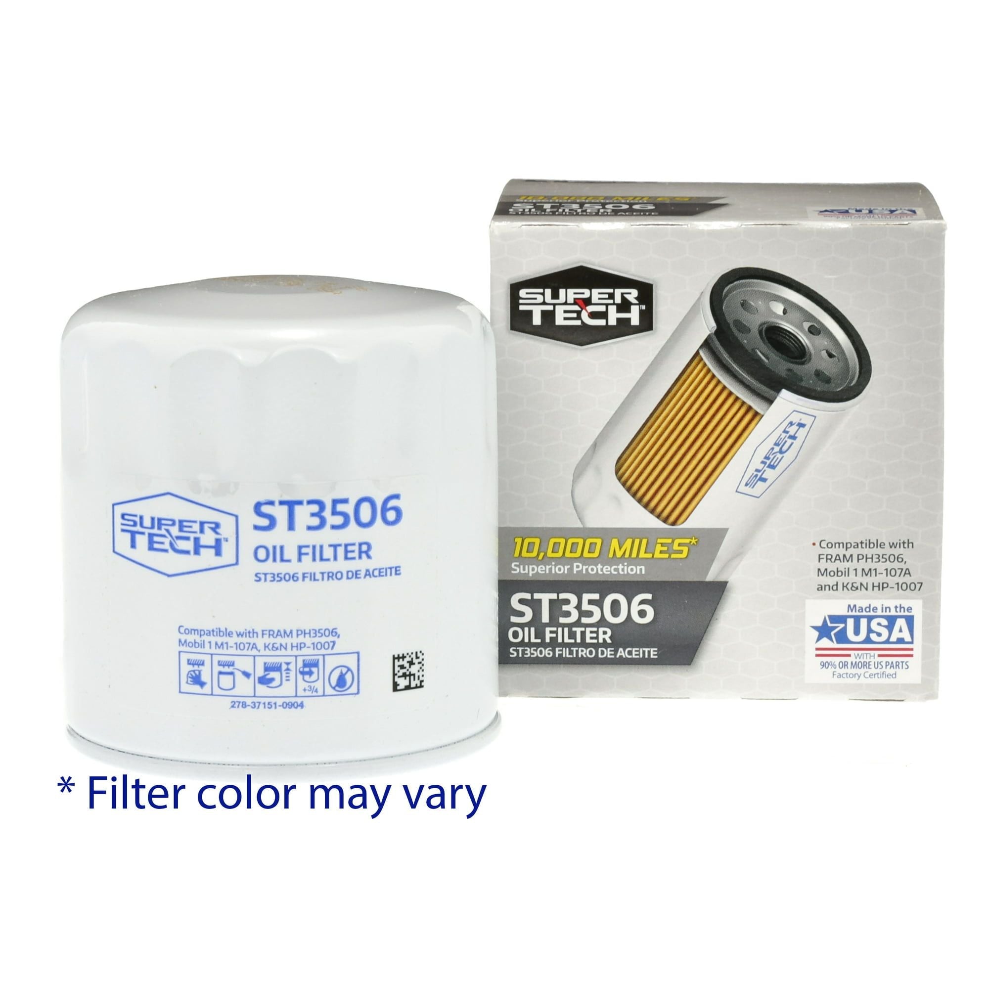 SuperTech ST3506, Oil Filter Fits Buick, Cadillac, Chevrolet, GMC, Jeep, Oldsmobile and Pontiac EasyOptionXY LLC