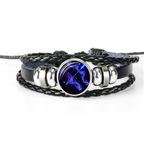 Zodiac Constellation Bracelet Braided Design Bracelet For Men Women Kids Pi-Mart