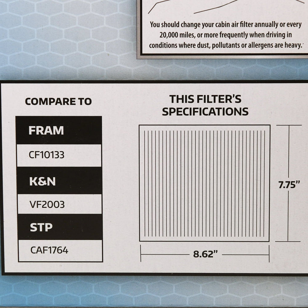 SuperTech Cabin Air Filter 7265, Replacement Air/Dust Filter for Toyota EasyOptionXY LLC