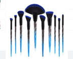 A 10pcs Pro Makeup Brush Set -  Blue Color Family Pi-Mart