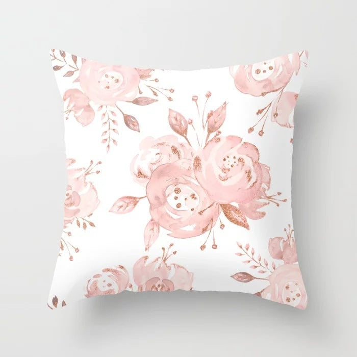 Pink sofa cushion cushion pillowcase Pi-Mart