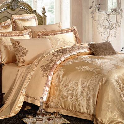 Four-piece Bed Full Cotton 1.5m1.8m Linen And Duvet Cover Pi-Mart