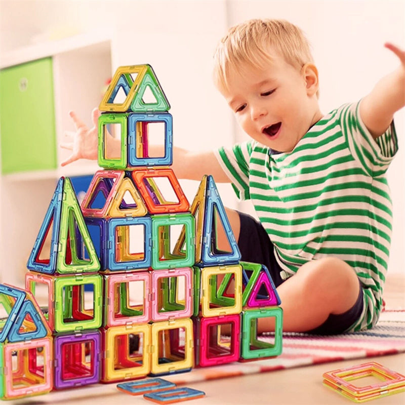 Magnetic Building Blocks DIY Magnets Toys For Kids Designer Construction Set Gifts For Children Toys Pi-Mart